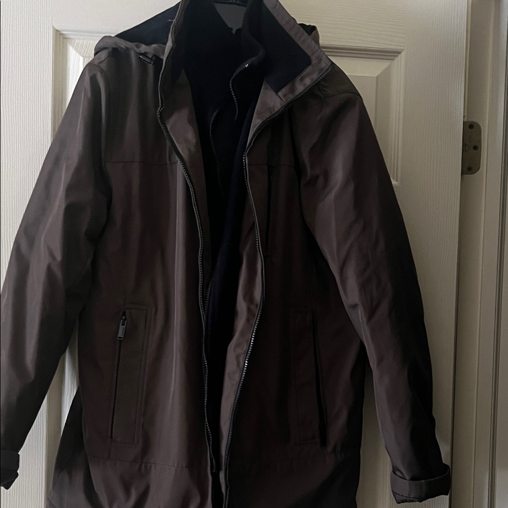 Calvin Klein Collection Dark Brown Trench Coat